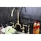 Kingston Brass KS7792ALBS English Country Kitchen Bridge Faucet W/ Sprayer, Brass KS7792ALBS - alternate 3